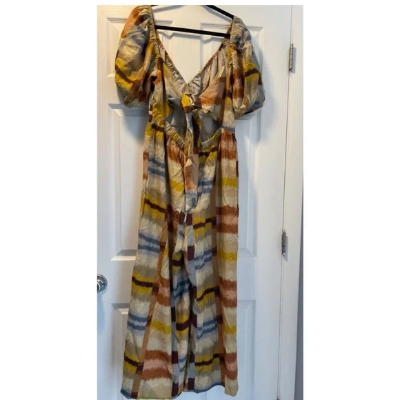 NWT Anthropologie Ranna Gill Tie Back Jumpsuit Size Large - Picture 14 of 16